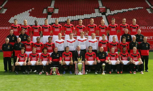 Man Utd Football Team Photo 2009-10 Season