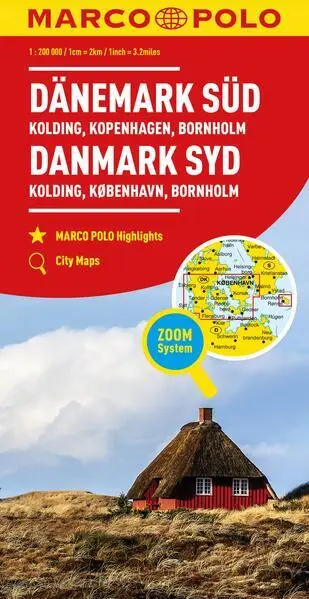 MARCO POLO Regionalkarte Dänemark Süd 1:200.000 | 2023 | deutsch