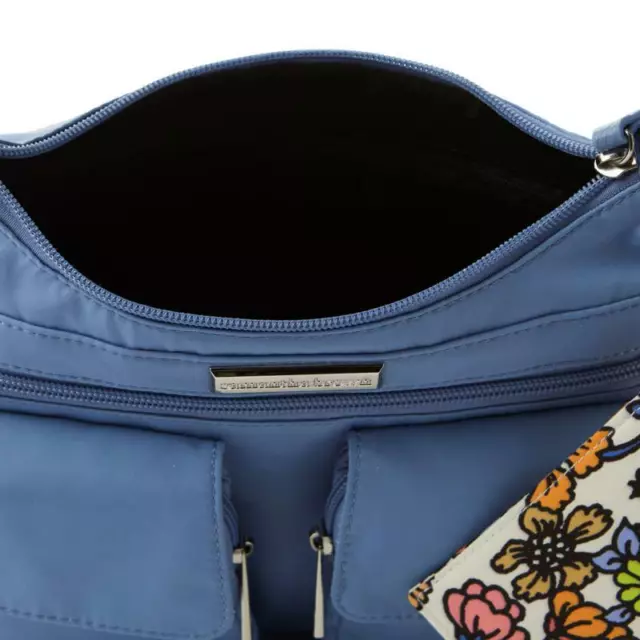 Samantha Brown To-Go Double Pocket Hobo - Chambray Blue 2