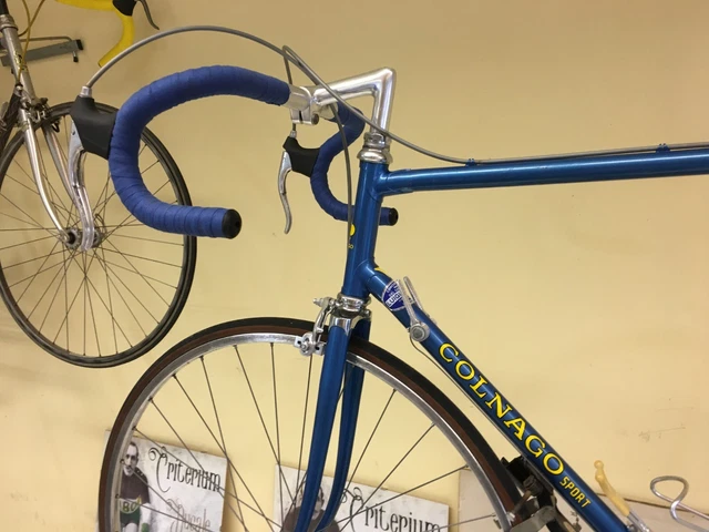 Bicicletta Corsa Colnago Sport Cambio Campagnolo Nuovo Record Pat 77 Vintage L 2