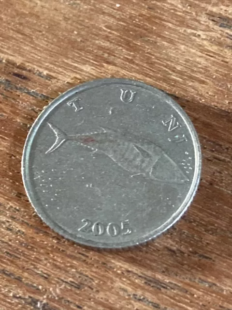 2005 - Croatia - Republika Hrvatska - Fish Design 2 Kune Coin. 