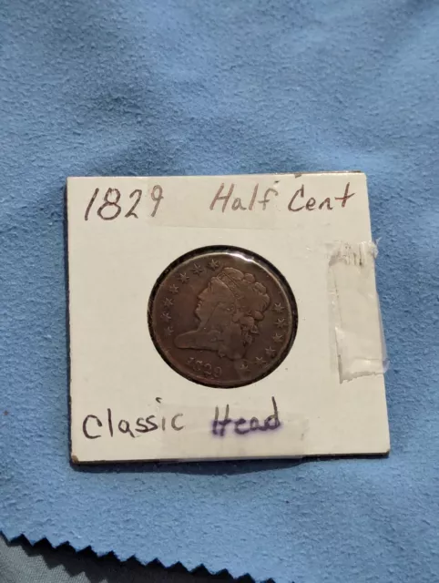 1829 Classic Head Half Cent - 1/2C 3