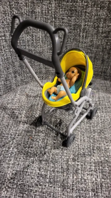 Barbie Baby Boy And Stroller