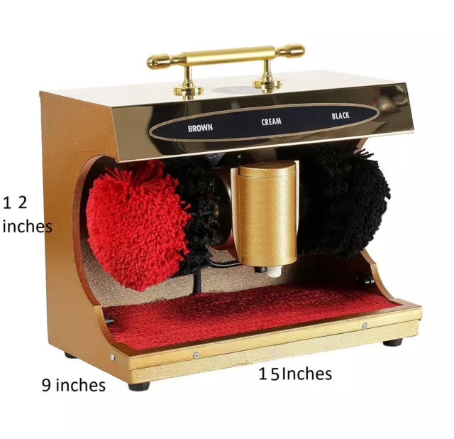 Automatic Electric Shoe Polishing Machine Buff Polisher Polish Shining Cleaner