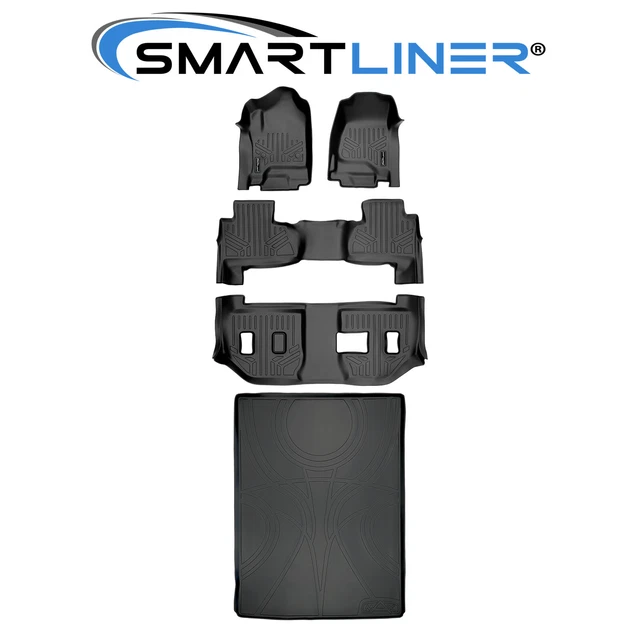 SMARTLINER CUSTOM FIT Floor Mats 3 Rows &Cargo Liner 20152020 Suburban