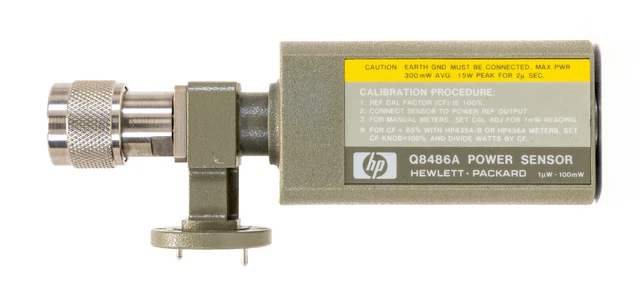 HP Agilent Keysight Q8486A Power sensor -30 +20dBm 33 50 GHz UG-383/U WR22