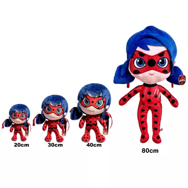 Peluche Milagrosa Ladybug De 20-80cm Mariquitas Muñeca Suave Plush Tamaño XL