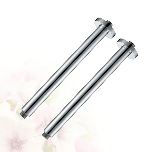 Braccio doccia rotondo 300 mm con flangia per montaggio soffitto ottone
