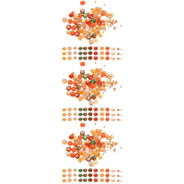 6 Packs Glass Beads Jewelry Making Mixed Bead Suit Charm Braclets Spacer Beads