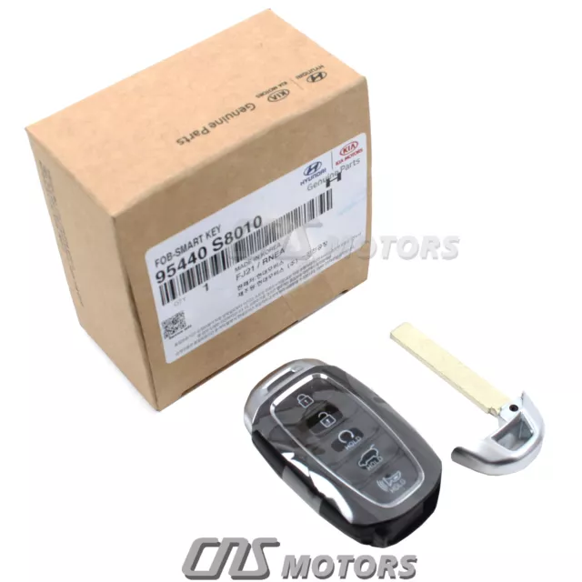 GENUINE FOB Smart Remote Key w/ Blank Key for 20-22 Hyundai Palisade 95440S8010 3