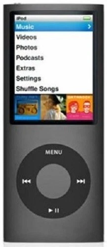 APPLE iPOD NANO 4ème GÉNÉRATION 8 Go NOIR / HORS SERVICE (BATTERIE A REMPLACER)