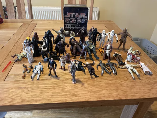 star wars figures job lot bundle, Together With Collectibles Tin