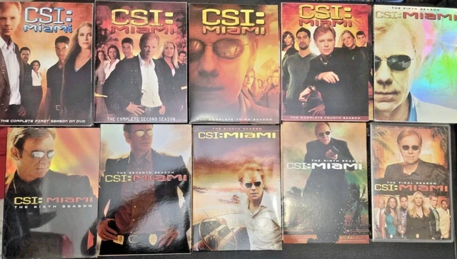 CSI MIAMI: COMPLETE TV Series Seasons 1-10 (DVD 65-Disc Box Set