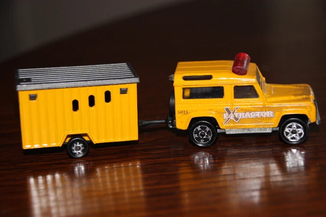 Camion Majorette Extractor + Land Rover Rare – Neuf, Véhicule Miniature De Collection