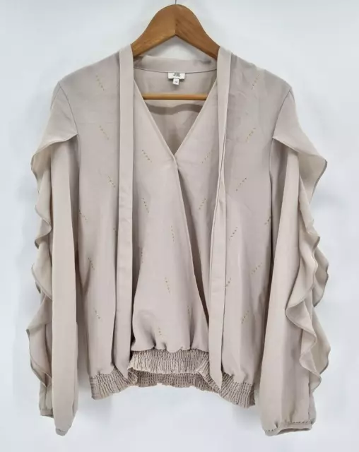 River Island - Elegante Langarm Bluse Shirt für Damen in Gr. 40  Top Zustand !