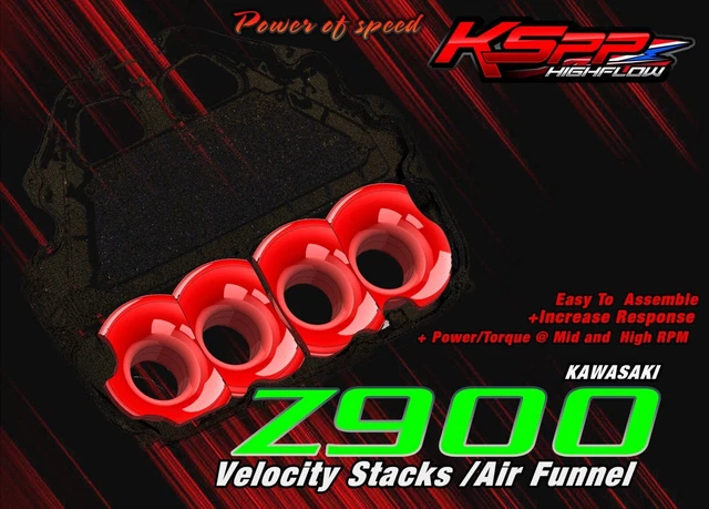 VELOCITY STACK KAWASAKI Z900 2017-2022 Air Intake Funnel $231.15 ...