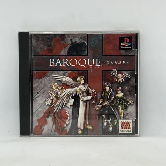 Baroque W/spine PS1 Sony PlayStation Game Japan Import NTSC-J