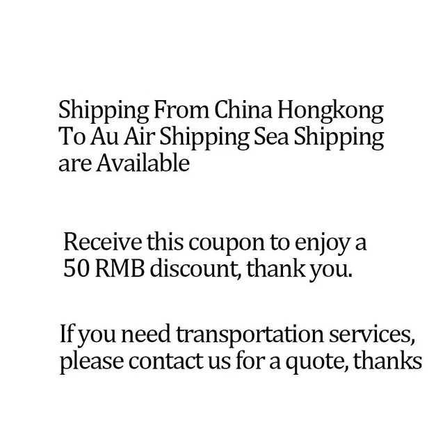 Shipping From China Hongkong To Au Air Shipping Sea Shipping are Available