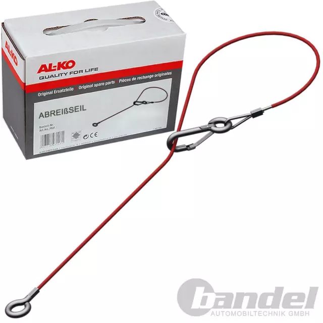 AL-KO / Supporter Abreiß Corde de Capture Rope 1800mm Avec Verschluß-haken pour