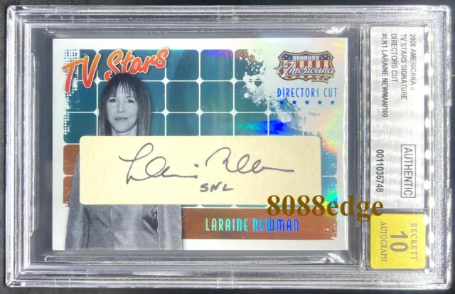 2008 Americana Inscription Auto: Laraine Newman #/100 Autograph Snl Original Bas