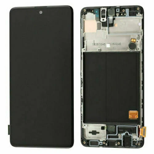Écran LCD AMOLED pour Samsung Galaxy A51 A515F + Tactile assemblés sur CHASSIS