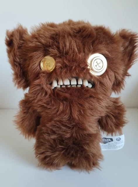 FUGGLER GOLD GRUMPY Grumps Brown Hairy Soft Toy ADDO Version £15.00 ...
