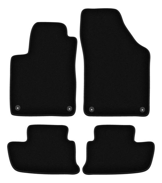 Car Lux AR01175 - Tappetini su misura per Peugeot RCZ Sportcoupe Edition Velour dal 2010