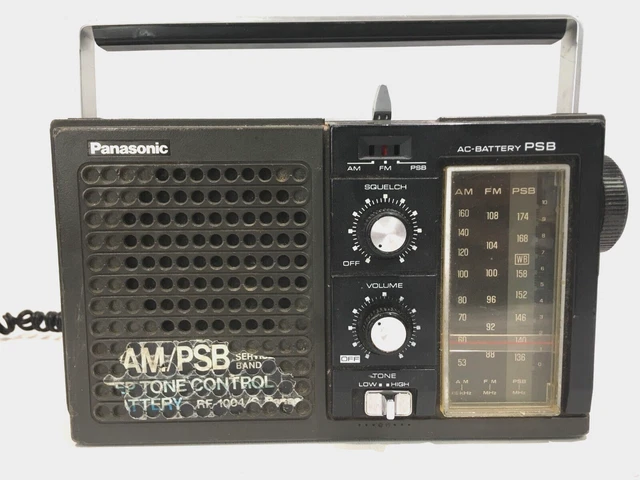 PANASONIC RF 1004 Radio AM/FM/PSB with Power Cord TESTED Works Video £ ...