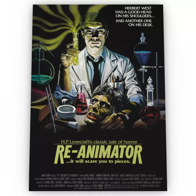 Re-Animator Movie Poster Satin High Quality Stunning Archival A1 A2 A3