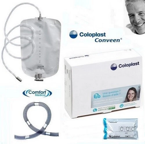 Coloplast Conveen 🌀 Boite De 25 Poches Urinaires De Jambe 🦵 Recueil De Nuit