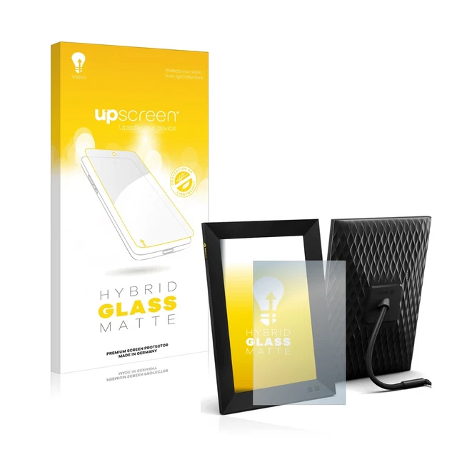 upscreen Glas Panzerfolie für Nixplay Smart Fotorahmen 10,1" Matt Schutz Glas
