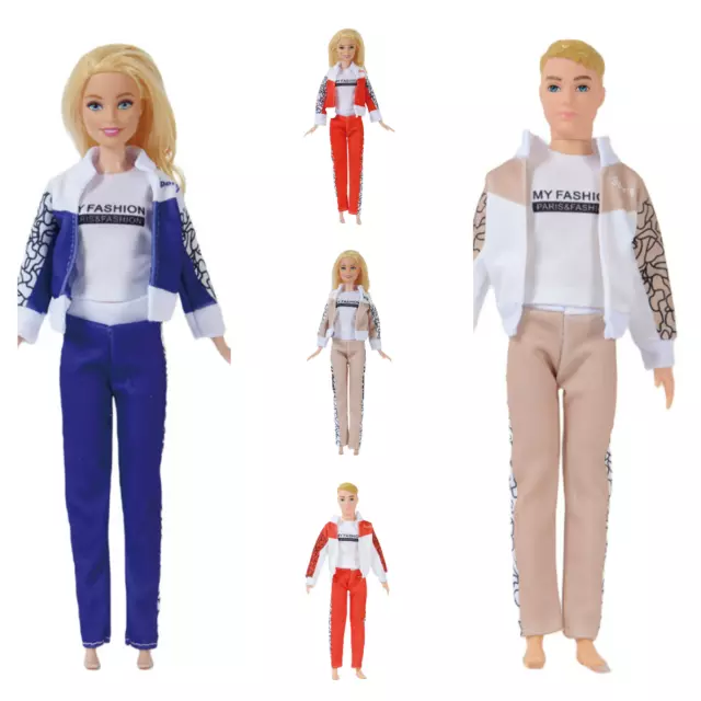 Fashion Sports Sportswear Coat Trousers fit 11.5 inch 1/6 Scale Dolls Clothes