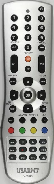NEW Vizio Universal Remote for almost all Vizio LCD LED TV & Blue ray DVD