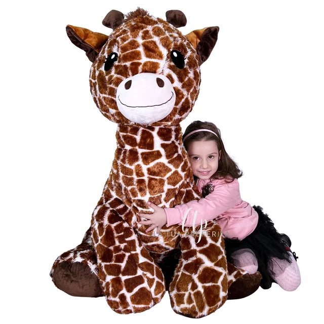 GIRAFE ASSIS 105 CM Peluche Géant Zoo Souple Plush Size XXL EUR 108,10 -  PicClick FR