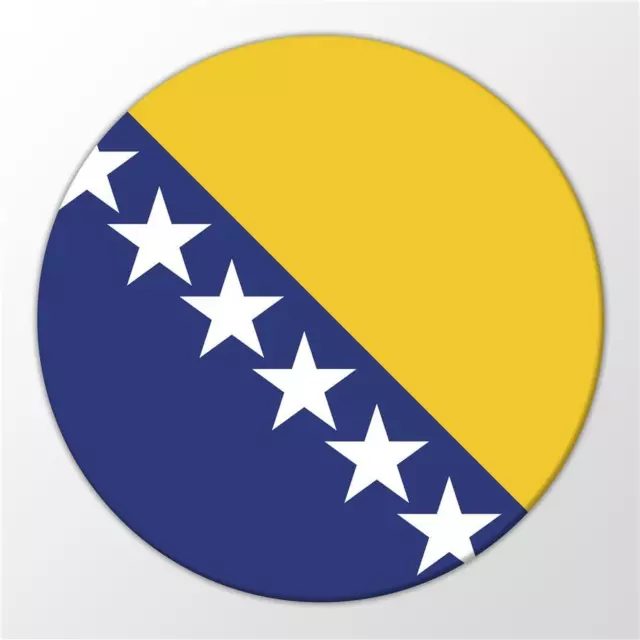 HUURAA! Kühlschrank Magnet Bosnien Flagge Balkan Halbinsel Flag Magnettafel Whit