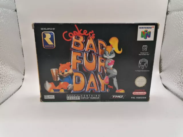 Conkers Bad Pelz Day N64 Pal