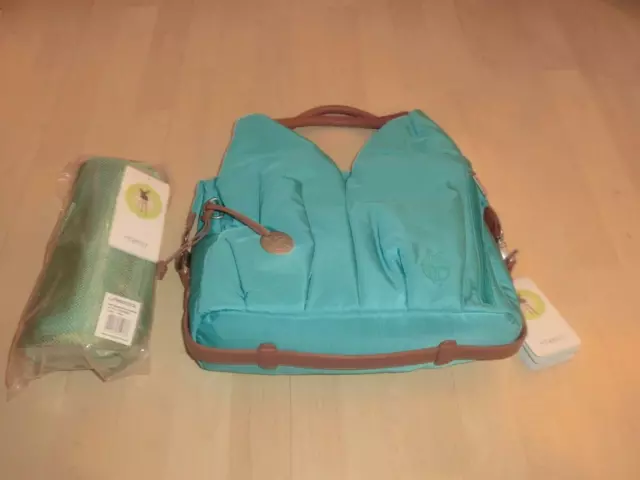 Lässig Glam Signature Bag Wickeltasche Damentasche Babytasche NEU / AQUA