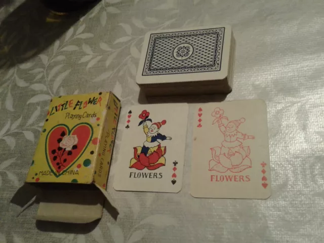 Little Flower - Playing Cards - Jeu de 54 Cartes Petit Format