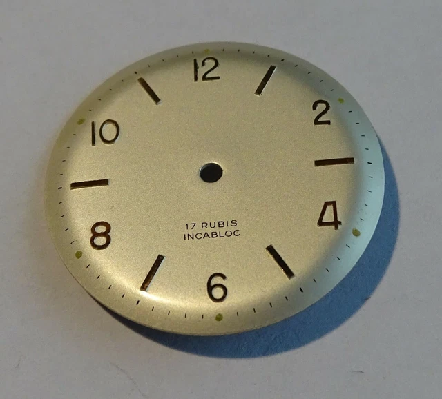 Cadran De Montre Ancien - Pour Calibre HS.P.62 DILECTA ANCRE 17 RUBIS - Marque BBF BESANCON - Neuf Sans étiquette