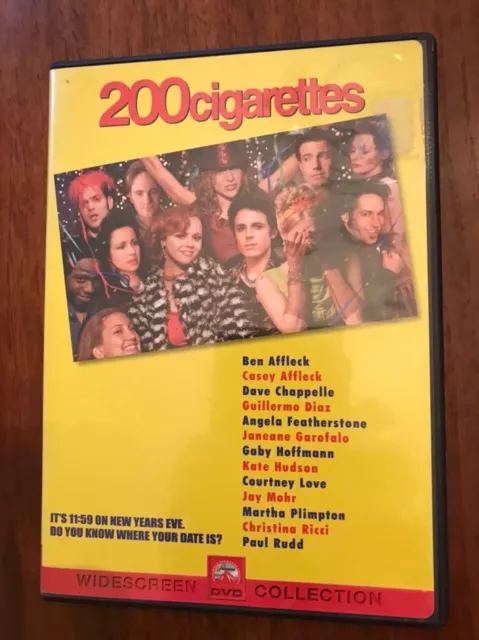 200 Cigarettes (DVD, 1999) Very Good Condition, Complete, RARE !