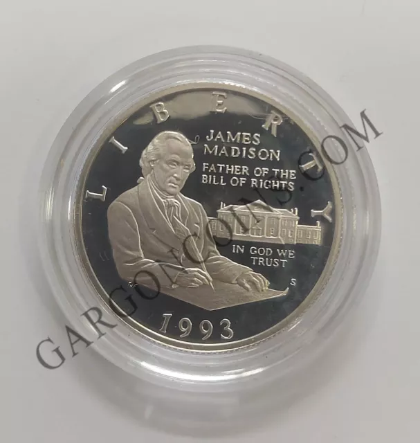 USA 1/2 Dolar 1993 Proof James Madison