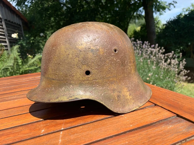 M42 Stahlhelm Wehrmacht 2Weltkrieg 3 Ton getarnter