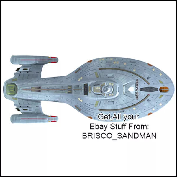 Fridge Fun Refrigerator Magnet STAR TREK SHIP USS Voyager -B- Diecut