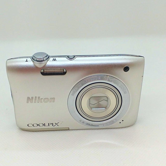 【美品】Nikon COOLPIX S2900 シルバー Nikon digital camera COOLPIX S2900 5 times zoom 20 050 000