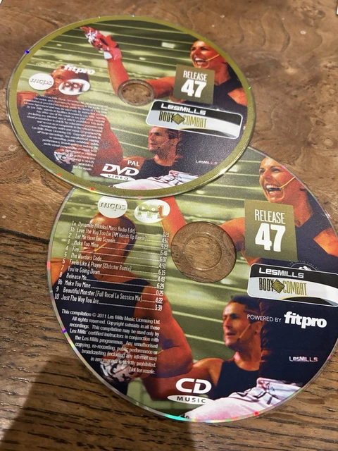 LES MILLS BODYCOMBAT Body Combat 57 DVD + CD Home Fitness Cardio