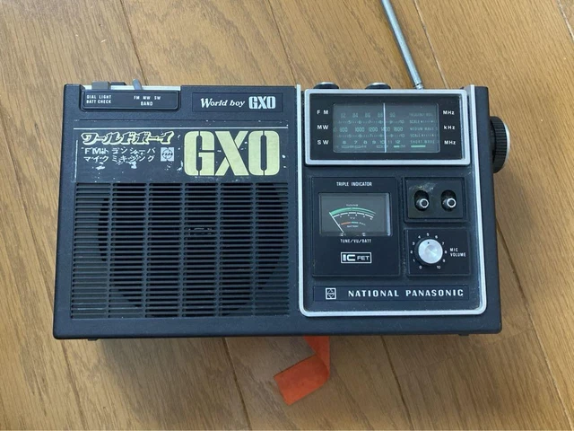 ラジオ　ワールドボーイ World boy GXO RF-848 Yahoo!オークション - National Panasonic RF-848 World boy GXO