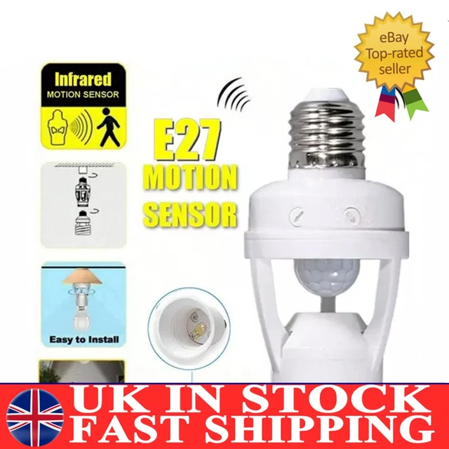 SCREWIN MOTION DETECTOR Sensor Light Socket for Brand Compatibility £9
