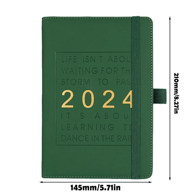 2024 PLANNER/CALENDAR JAN 2024 \ Dec 2024, Weekly, HardcoverNEW A2U4 £