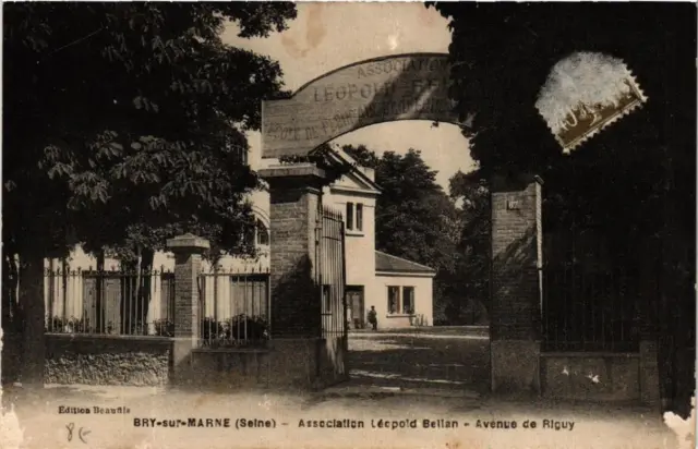 CPA BRY-sur-MARNE Association Leopold Bellan Avenue de Riguy (600156)