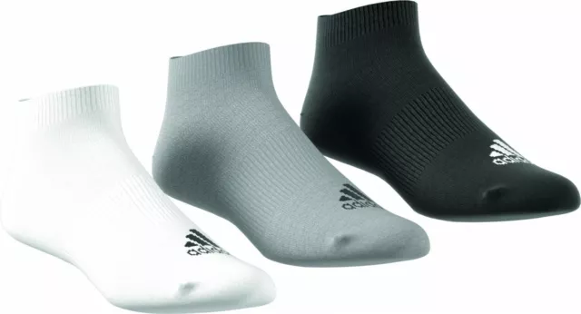 Adidas Hombre Tobillo Pana T 3er Paquete Calcetines de Deporte 3 Colores